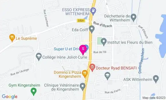 Localisation Super U