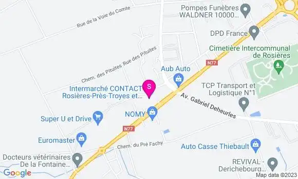 Localisation Intermarché Station