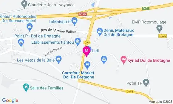 Localisation Carrefour Market