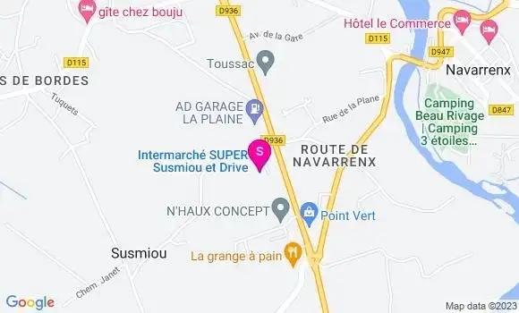Localisation Intermarché Station