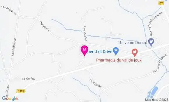 Localisation Super U