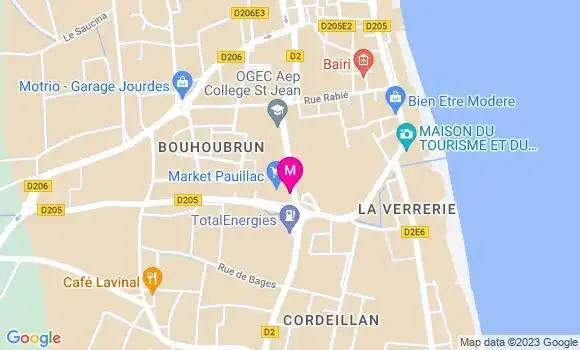 Localisation Carrefour Market