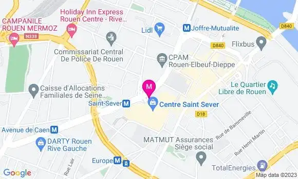 Localisation Station Leclerc
