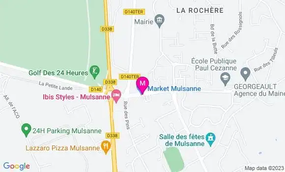 Localisation Station Carrefour