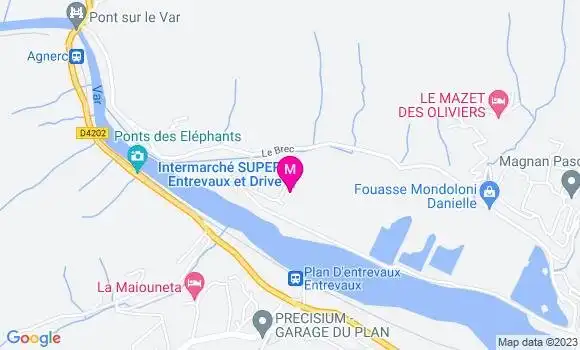Localisation Intermarché Station