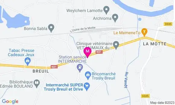 Localisation Station Intermarché