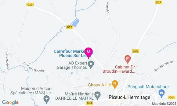 Localisation Carrefour Market