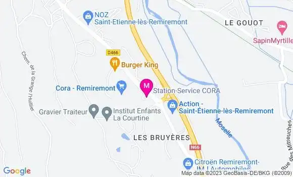 Localisation Station Cora