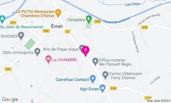 Localisation Carrefour Contact