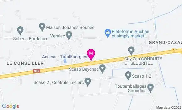 Localisation Access TotalEnergies