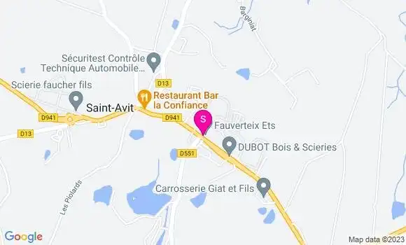 Localisation Garage Fauverteix