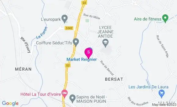 Localisation Carrefour Market