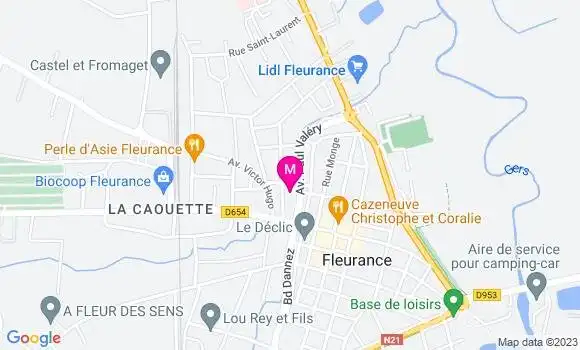 Localisation Géant Casino