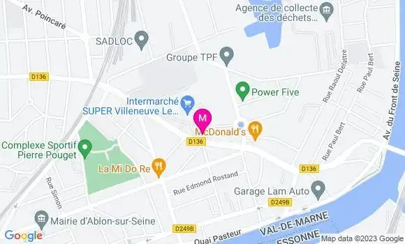 Localisation Station Eni