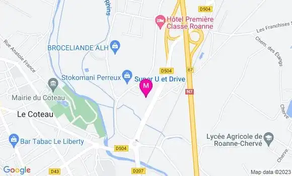 Localisation Super U