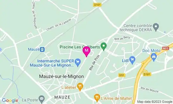 Localisation Intermarché Station
