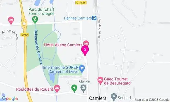 Localisation Intermarché Station