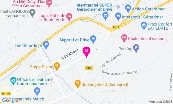 Localisation Garage Defranoux