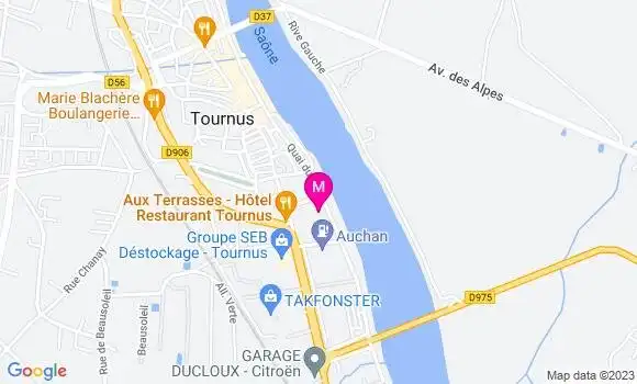 Localisation Auchan