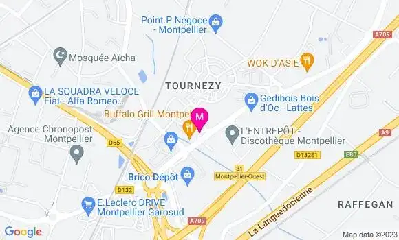 Localisation Station Eni