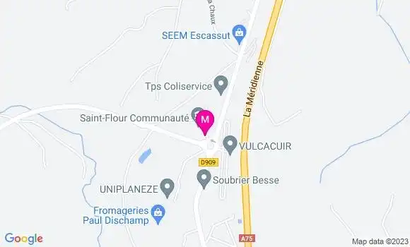 Localisation Esbrat Roche