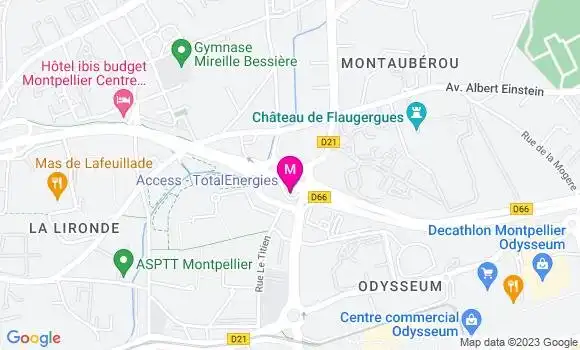 Localisation Relais la Lironde