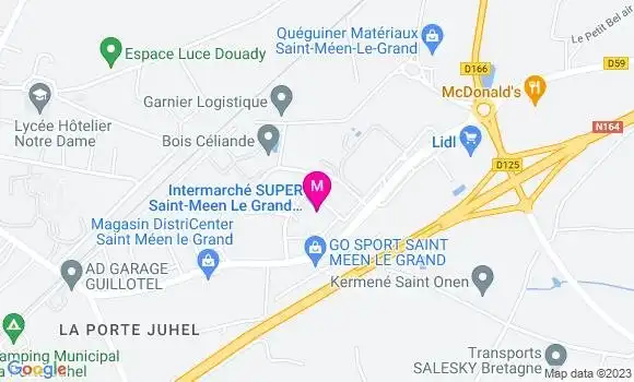 Localisation Intermarché Station