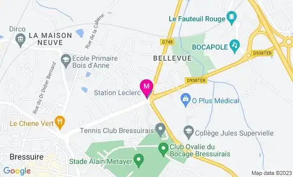 Localisation Leclerc Station