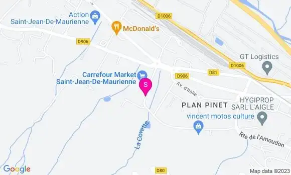 Localisation Carrefour Market