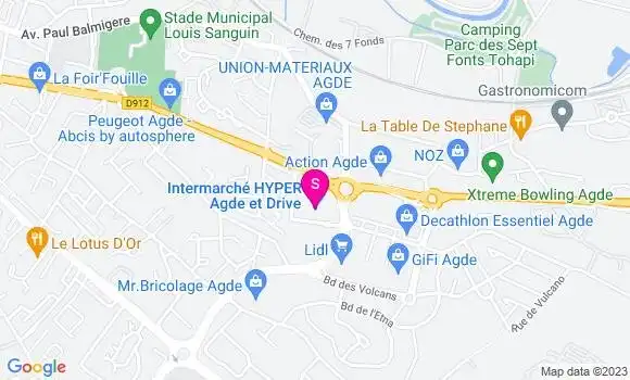 Localisation Station Intermarche