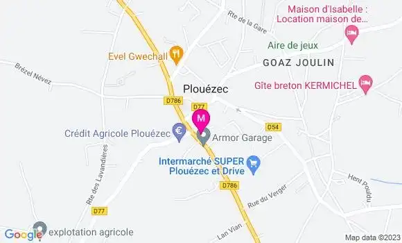 Localisation Intermarché Station