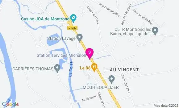 Localisation Stations Michalon