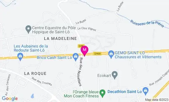 Localisation Bazin Bariteaud