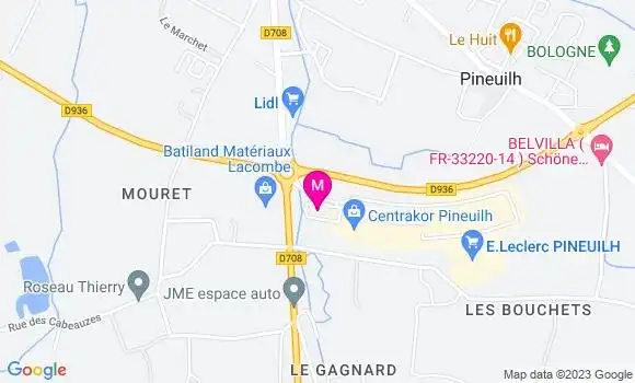 Localisation Station Leclerc
