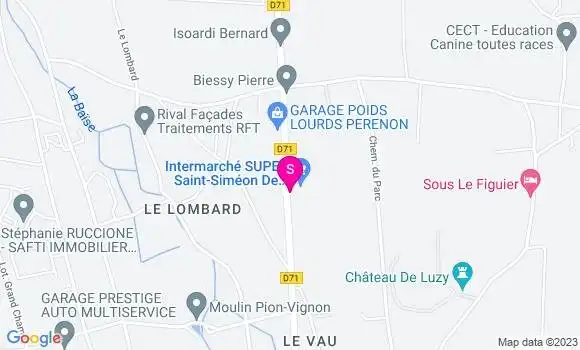 Localisation Intermarché Station