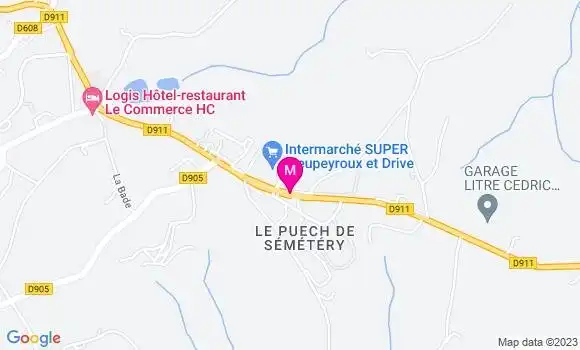 Localisation Intermarché Station