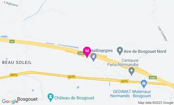 Localisation Relais du Bosgouet