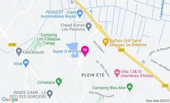 Localisation Super U