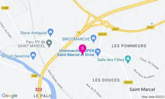 Localisation Intermarché Station