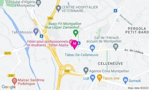 Localisation Esso Express