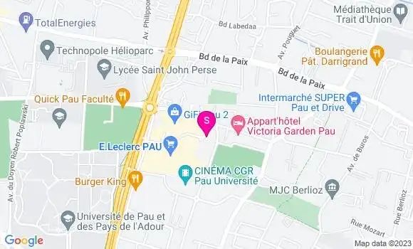 Localisation Station Leclerc