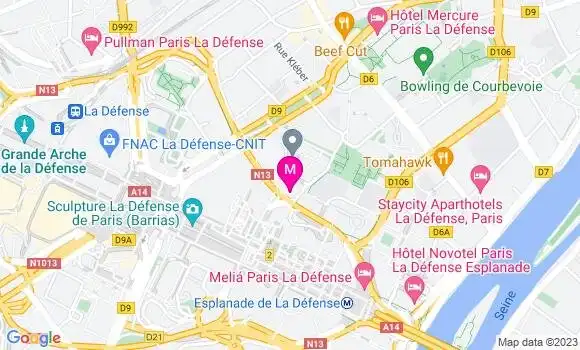 Localisation Relais de la Défense