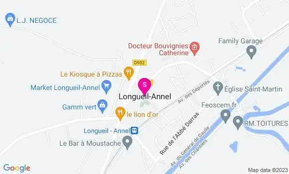 Localisation Carrefour Market