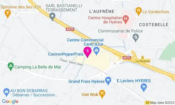 Localisation Géant Casino