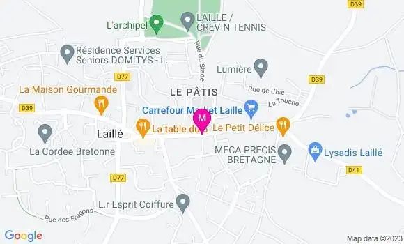 Localisation Carrefour Market
