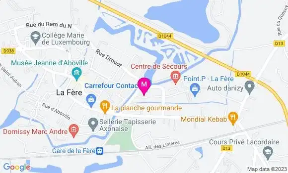 Localisation Carrefour Contact