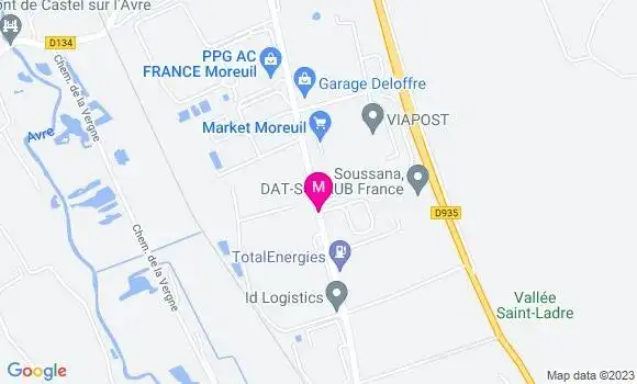 Localisation Carrefour Market
