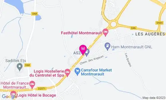 Localisation Carrefour Market