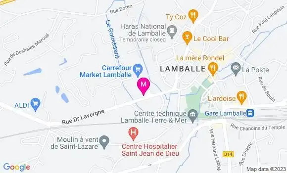 Localisation Carrefour Market