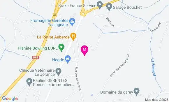 Localisation Garage Bouchet